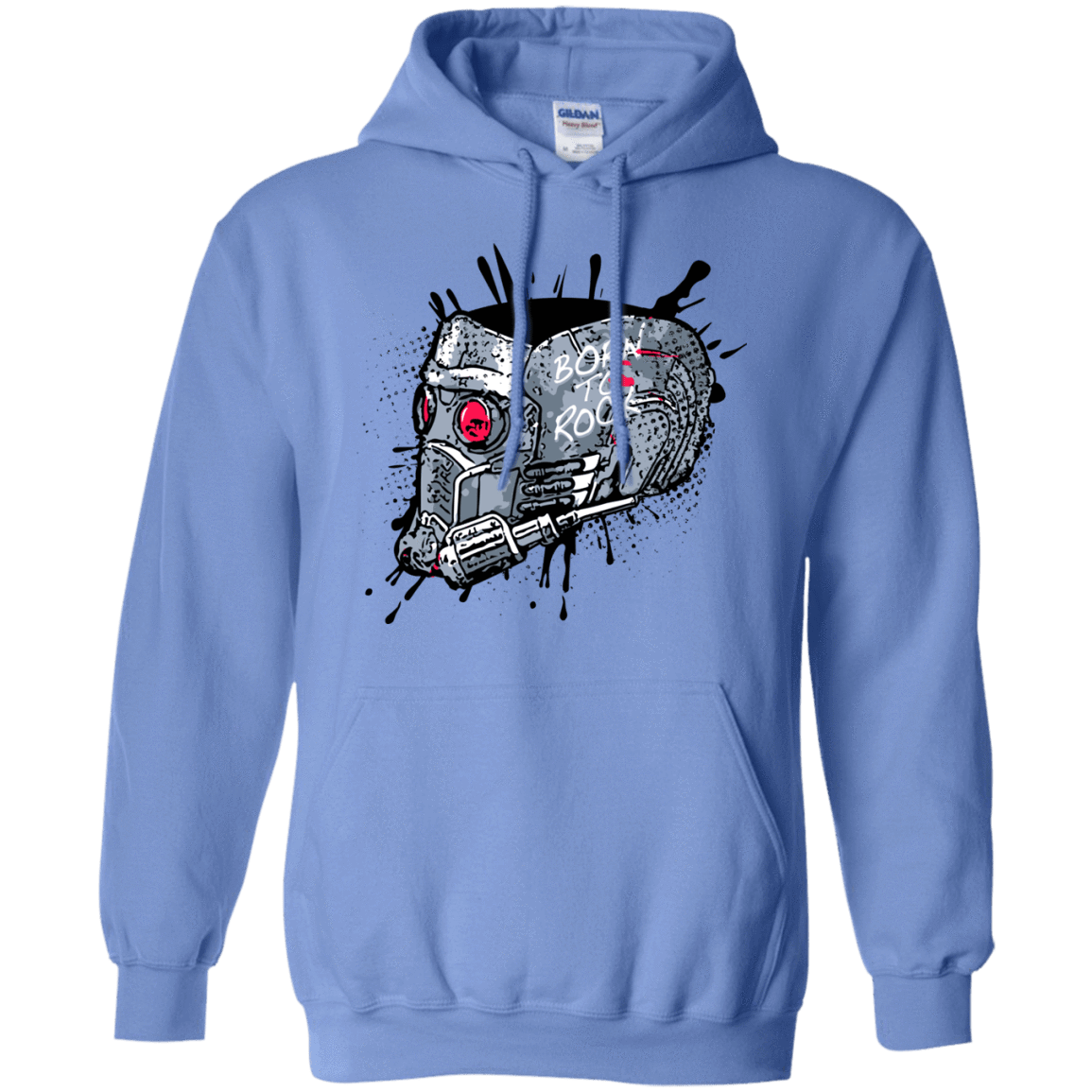 Sweatshirts Carolina Blue / Small Born to Rock Pullover Hoodie