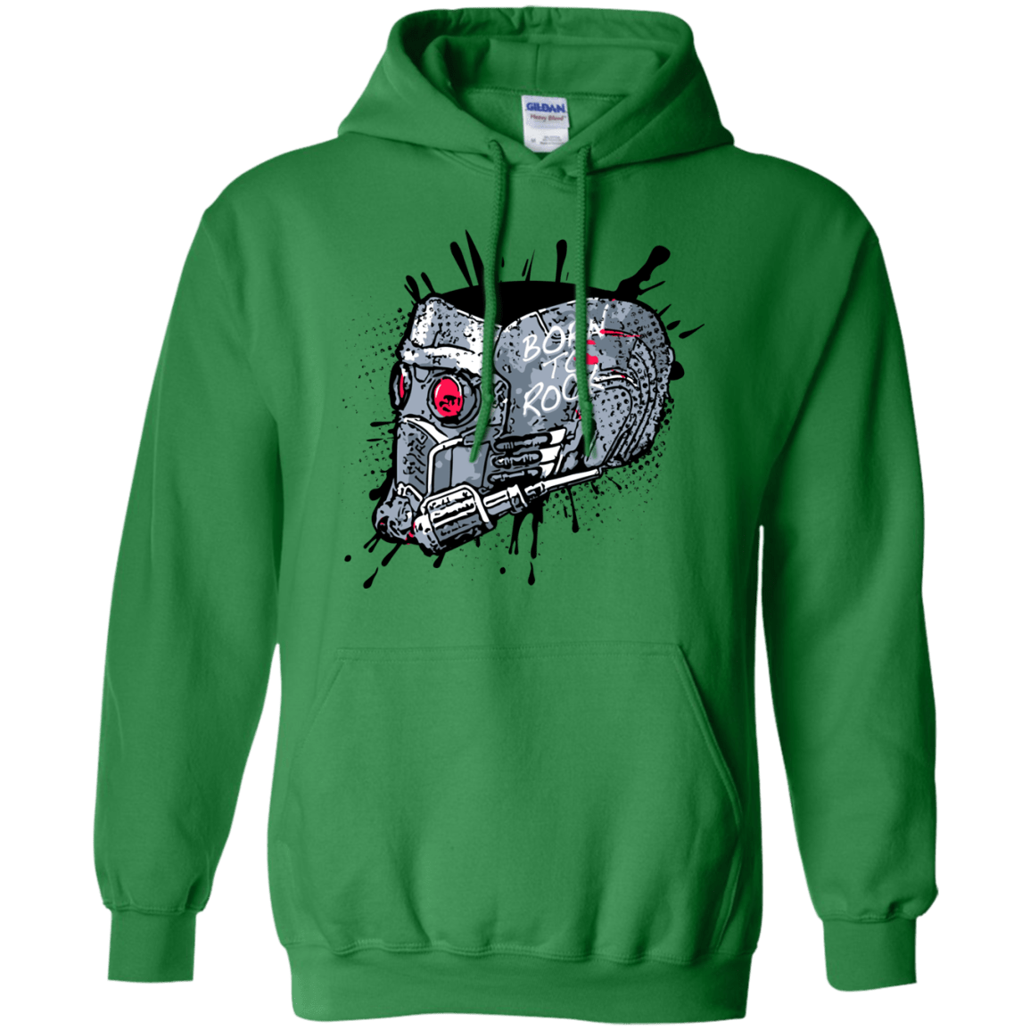 Sweatshirts Irish Green / Small Born to Rock Pullover Hoodie