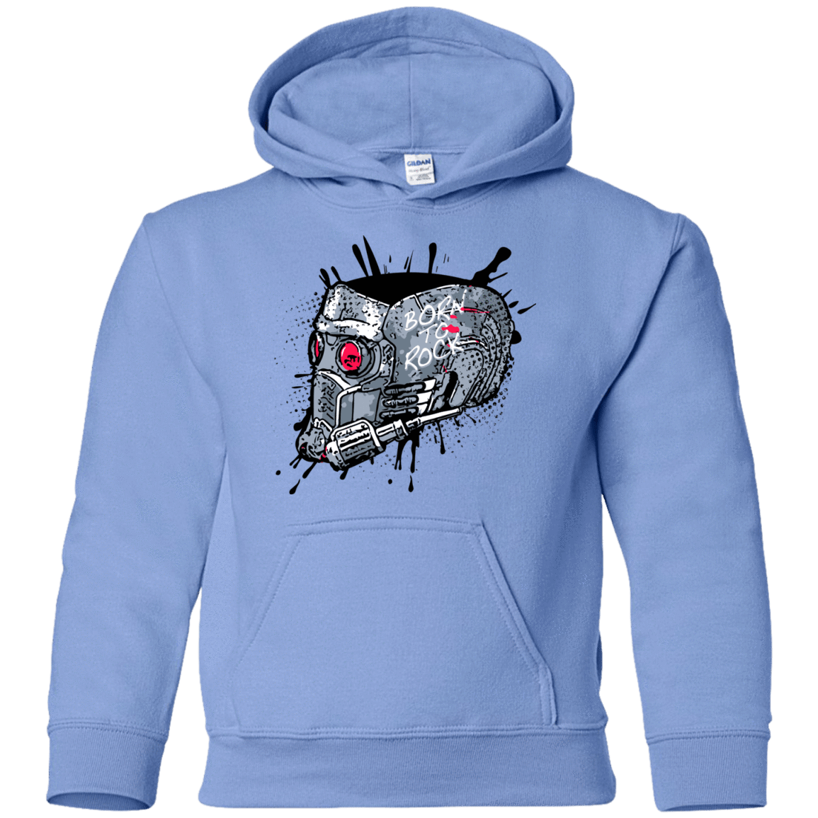 Sweatshirts Carolina Blue / YS Born to Rock Youth Hoodie