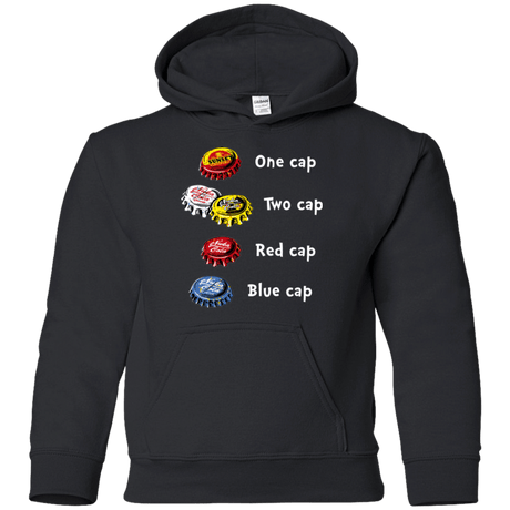 Sweatshirts Black / YS Bottle Caps Fever Youth Hoodie