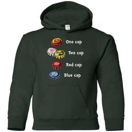 Sweatshirts Forest Green / YS Bottle Caps Fever Youth Hoodie