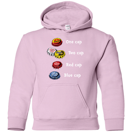 Sweatshirts Light Pink / YS Bottle Caps Fever Youth Hoodie