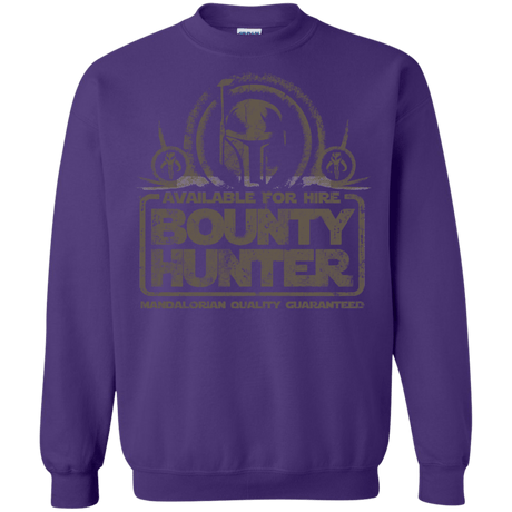 Sweatshirts Purple / Small bounty hunter 2 Crewneck Sweatshirt