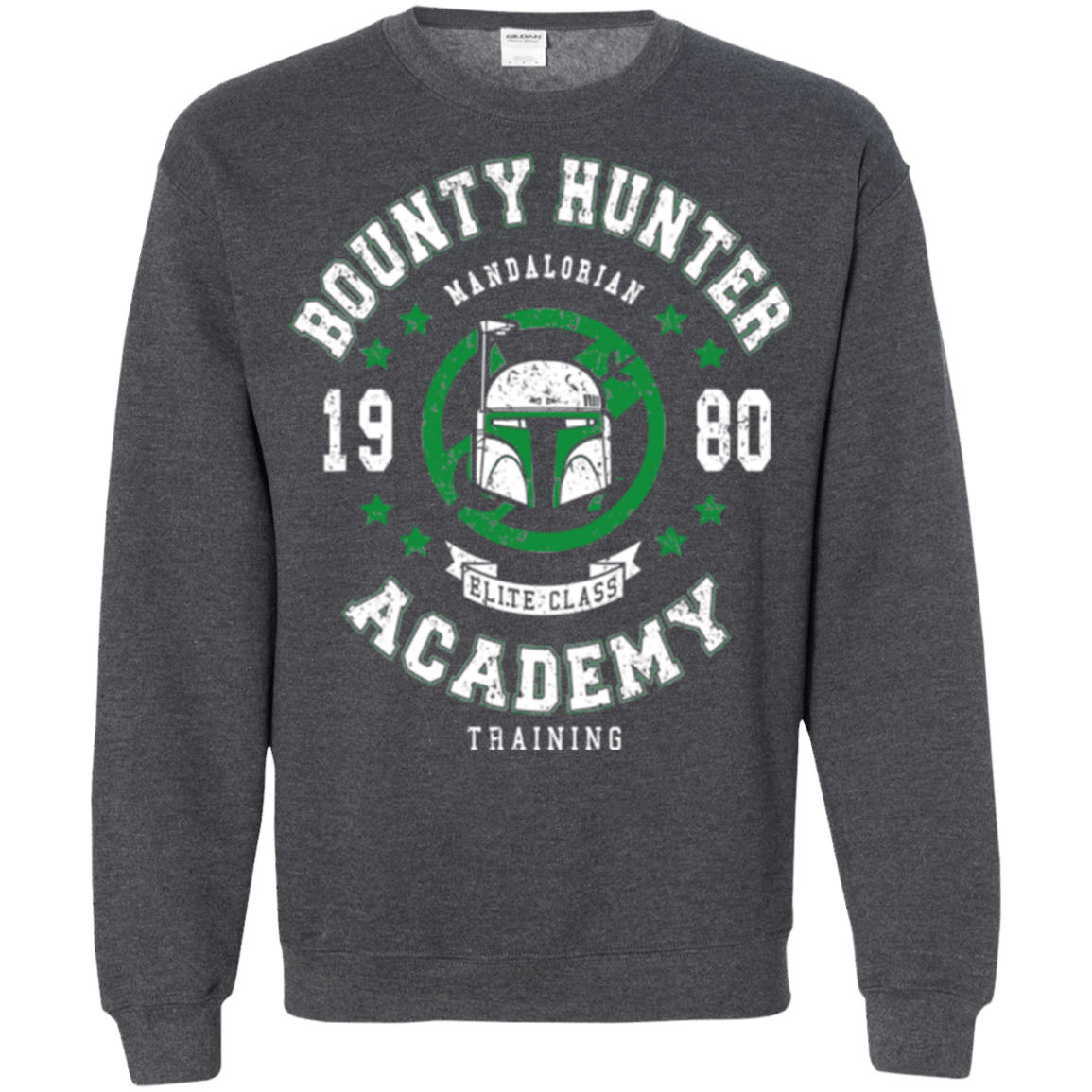 Sweatshirts Dark Heather / Small Bounty Hunter Academy 80 Crewneck Sweatshirt