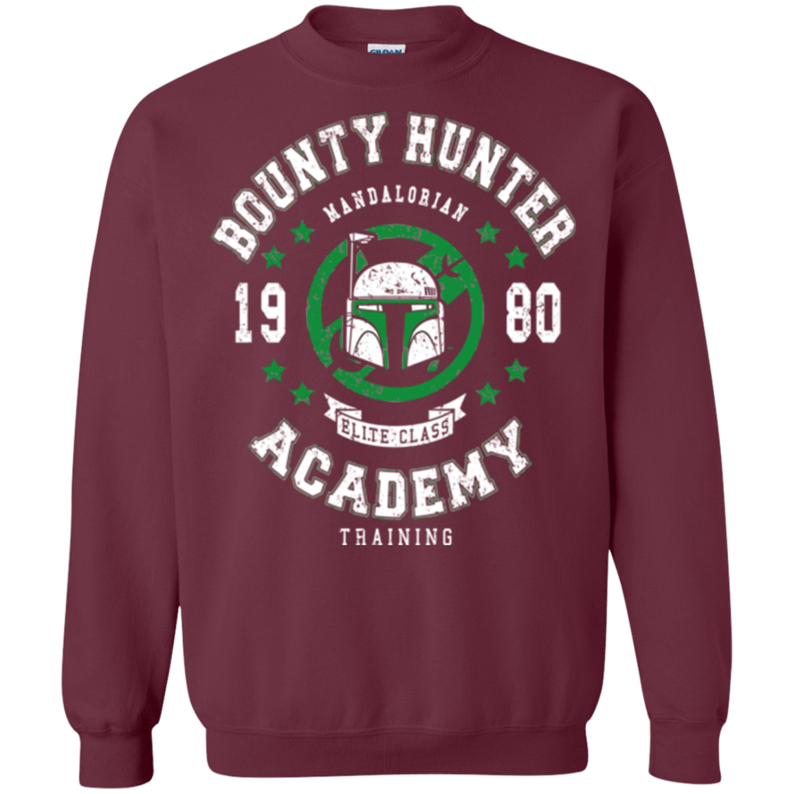 Sweatshirts Maroon / Small Bounty Hunter Academy 80 Crewneck Sweatshirt