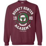 Sweatshirts Maroon / Small Bounty Hunter Academy 80 Crewneck Sweatshirt