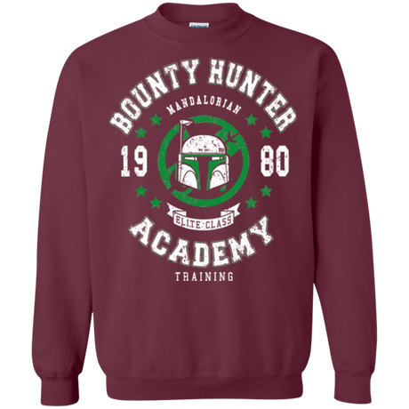 Sweatshirts Maroon / Small Bounty Hunter Academy 80 Crewneck Sweatshirt
