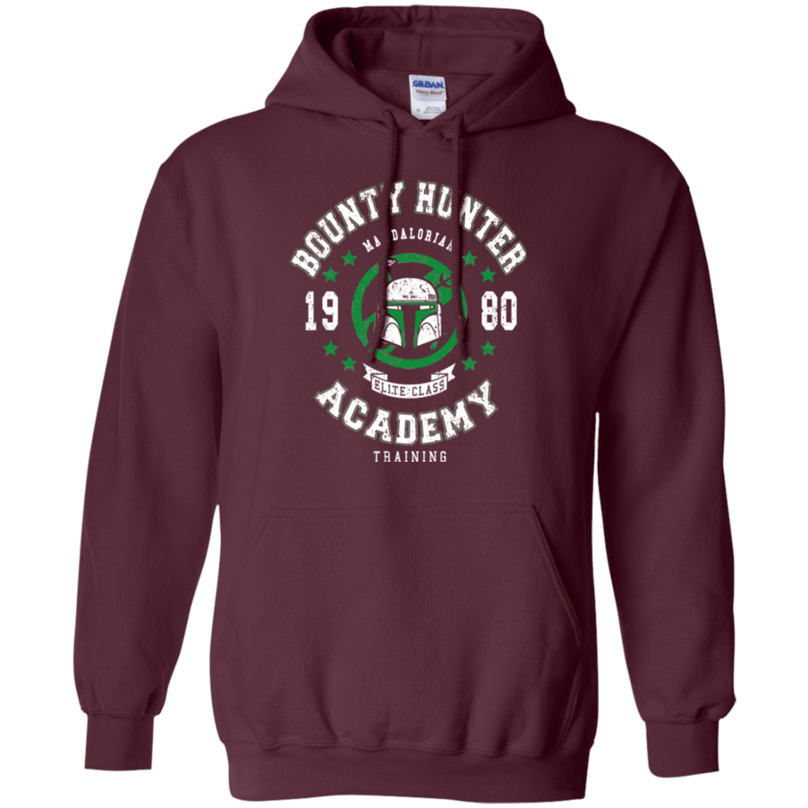 Sweatshirts Maroon / Small Bounty Hunter Academy 80 Pullover Hoodie