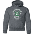 Sweatshirts Dark Heather / YS Bounty Hunter Academy 80 Youth Hoodie