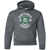 Sweatshirts Dark Heather / YS Bounty Hunter Academy 80 Youth Hoodie