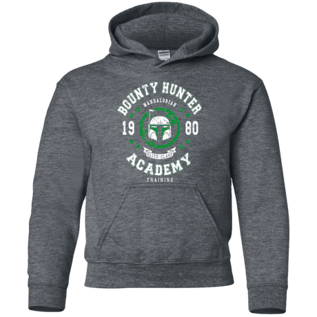 Sweatshirts Dark Heather / YS Bounty Hunter Academy 80 Youth Hoodie