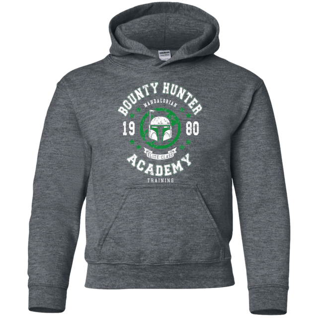 Sweatshirts Dark Heather / YS Bounty Hunter Academy 80 Youth Hoodie