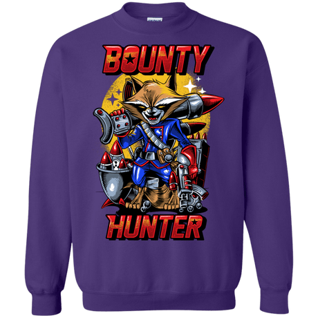 Sweatshirts Purple / Small Bounty Hunter Crewneck Sweatshirt