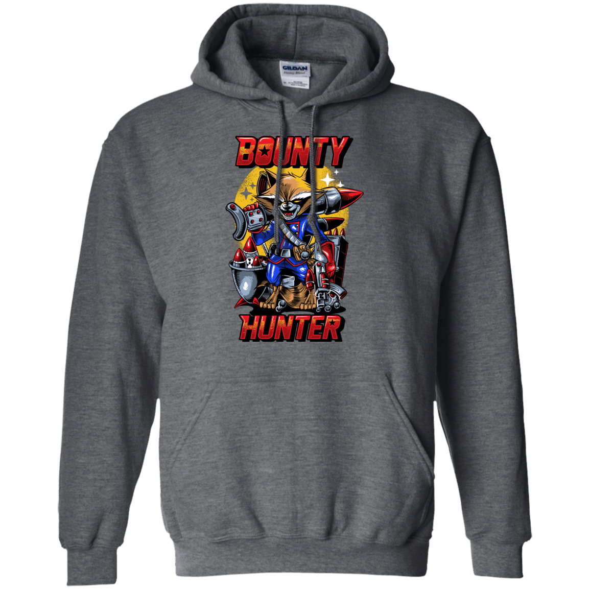 Sweatshirts Dark Heather / Small Bounty Hunter Pullover Hoodie