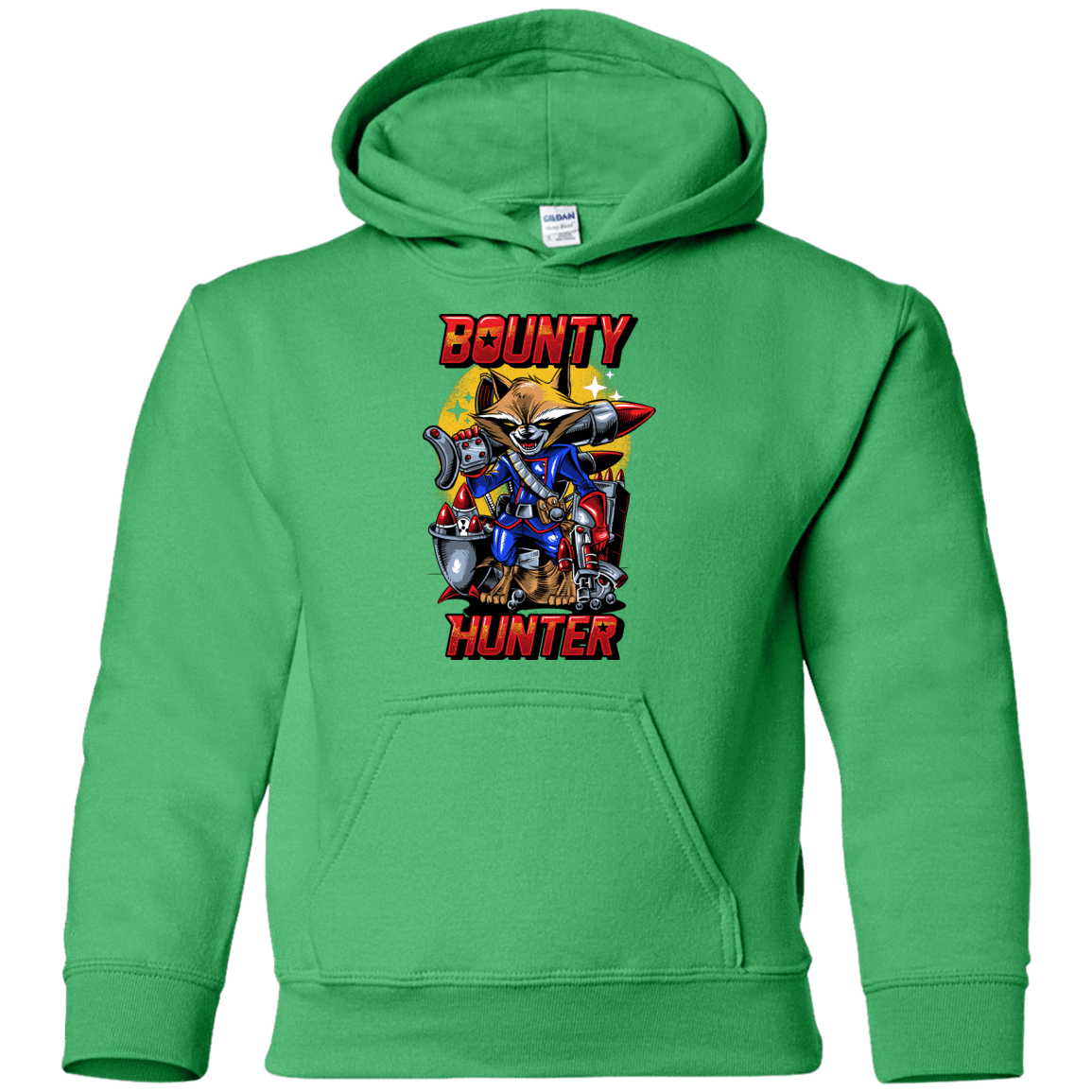 Sweatshirts Irish Green / YS Bounty Hunter Youth Hoodie