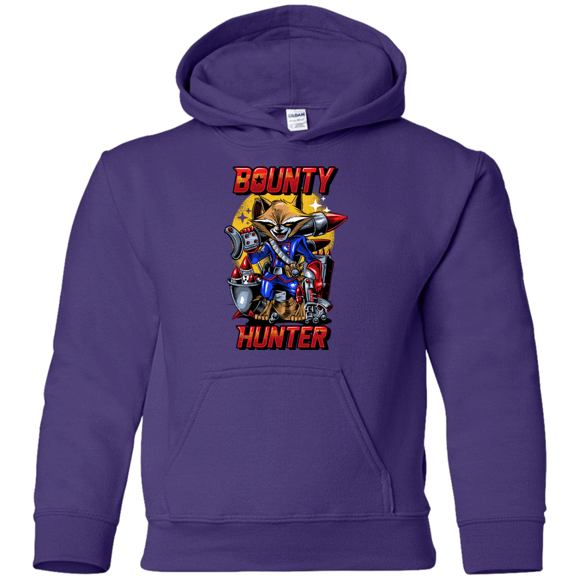 Sweatshirts Purple / YS Bounty Hunter Youth Hoodie
