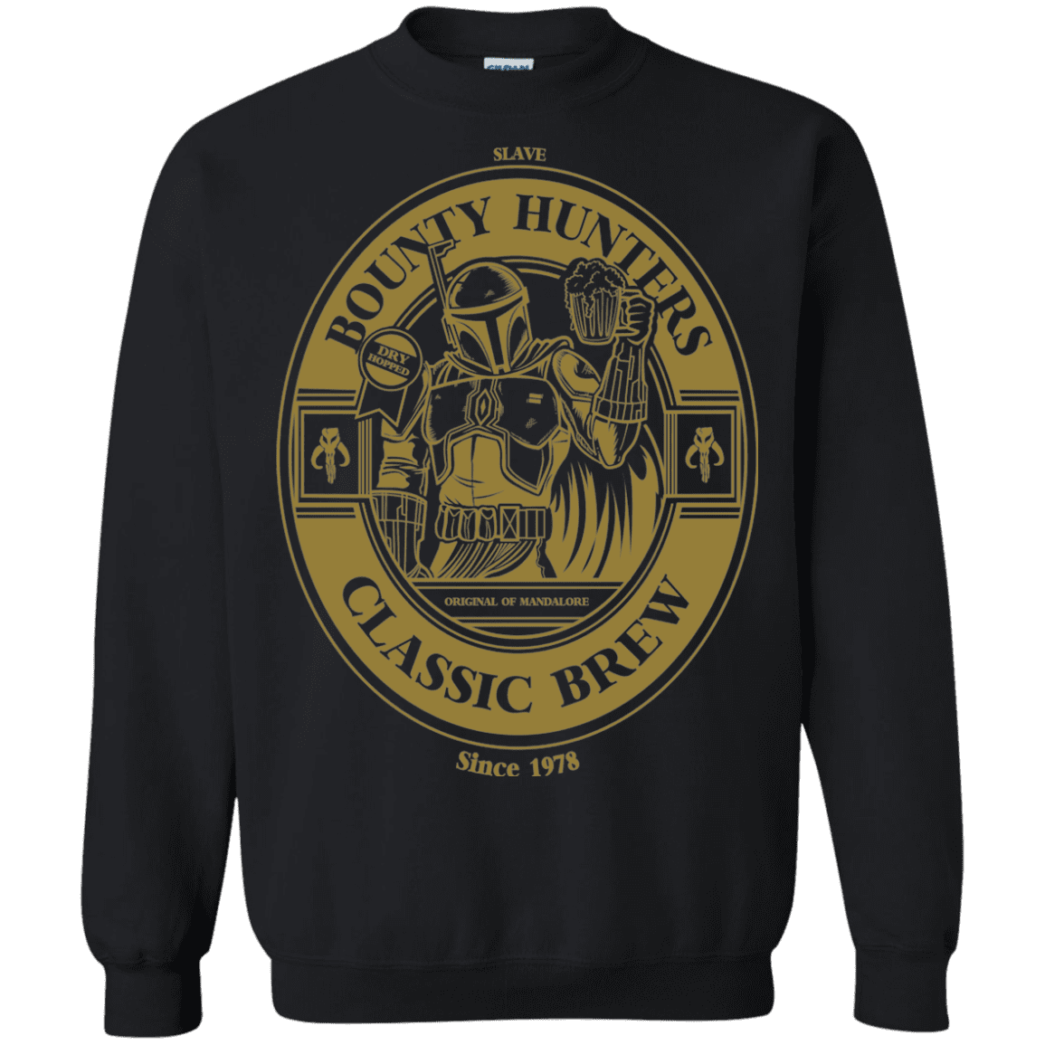 Sweatshirts Black / S Bounty Hunters Classic Brew Crewneck Sweatshirt