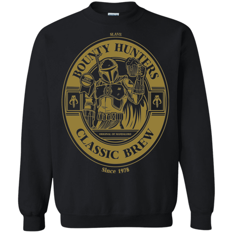 Sweatshirts Black / S Bounty Hunters Classic Brew Crewneck Sweatshirt