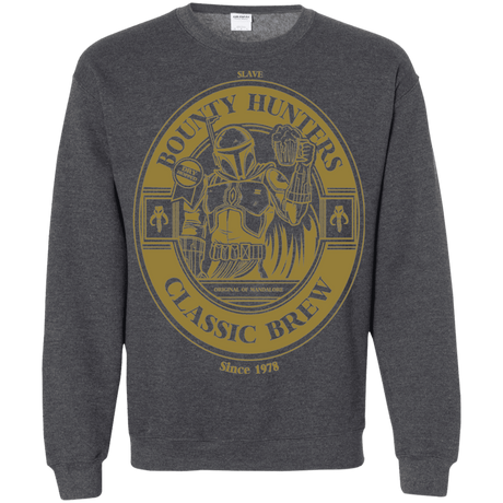 Sweatshirts Dark Heather / S Bounty Hunters Classic Brew Crewneck Sweatshirt