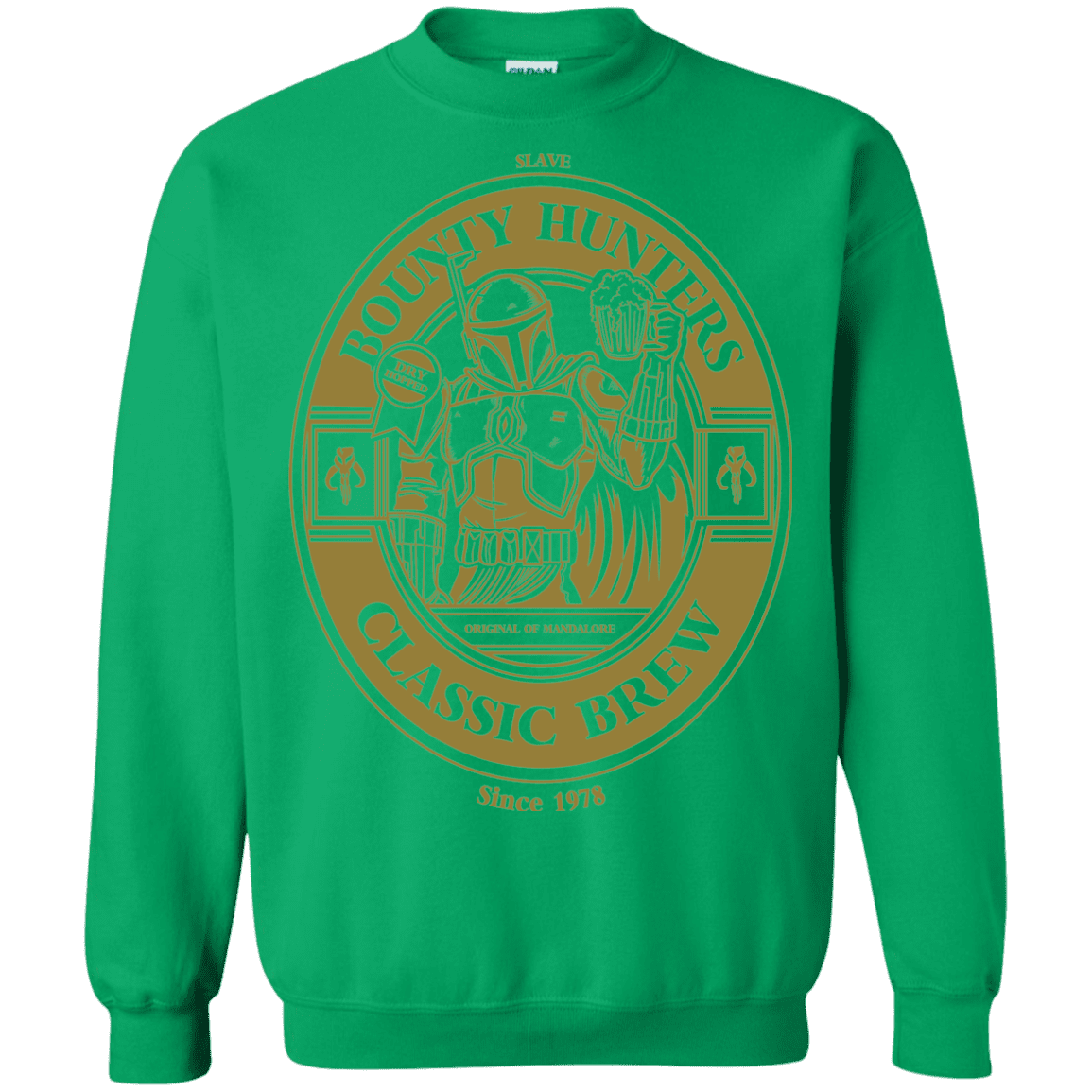 Sweatshirts Irish Green / S Bounty Hunters Classic Brew Crewneck Sweatshirt