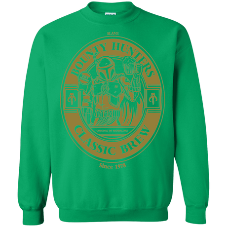 Sweatshirts Irish Green / S Bounty Hunters Classic Brew Crewneck Sweatshirt