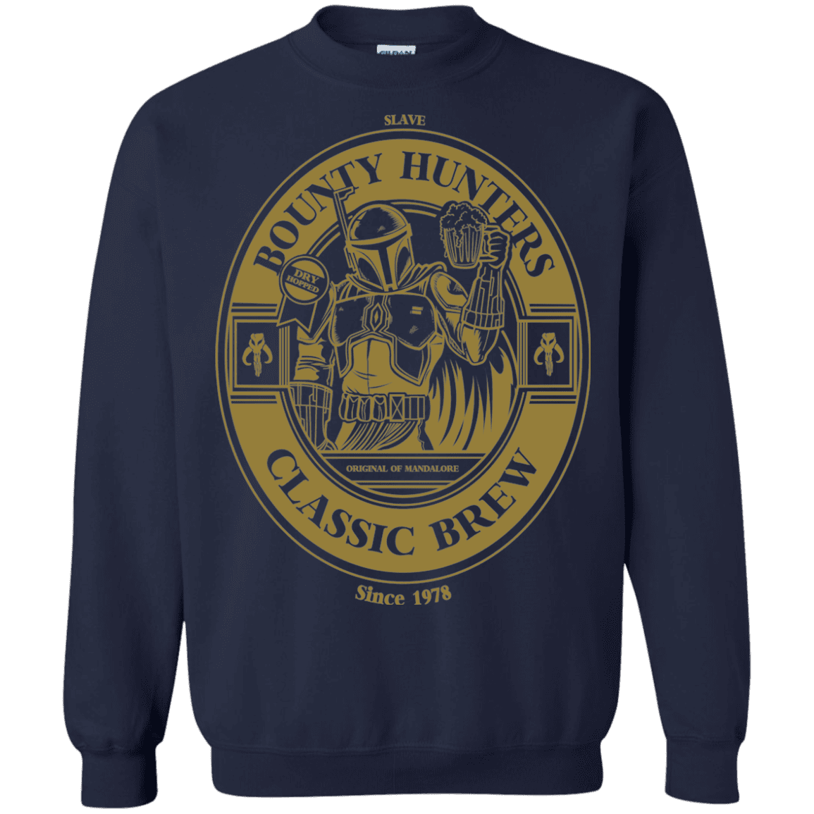 Sweatshirts Navy / S Bounty Hunters Classic Brew Crewneck Sweatshirt