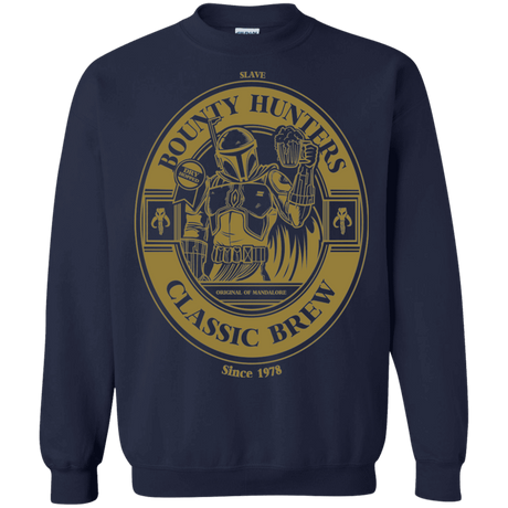 Sweatshirts Navy / S Bounty Hunters Classic Brew Crewneck Sweatshirt