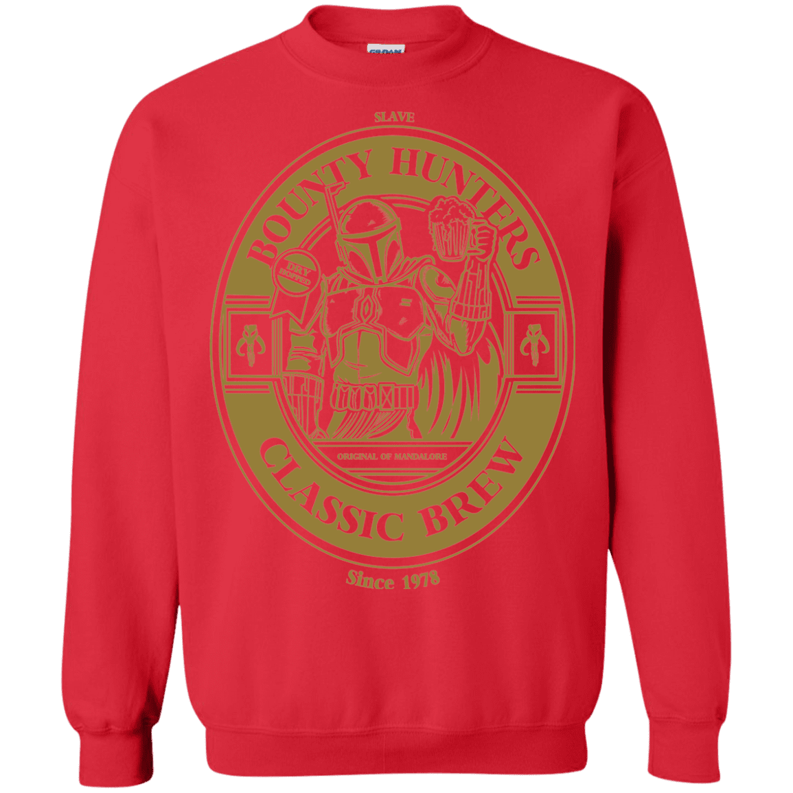 Sweatshirts Red / S Bounty Hunters Classic Brew Crewneck Sweatshirt