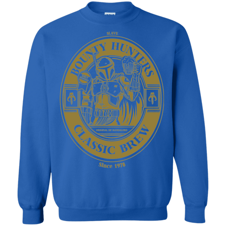 Sweatshirts Royal / S Bounty Hunters Classic Brew Crewneck Sweatshirt