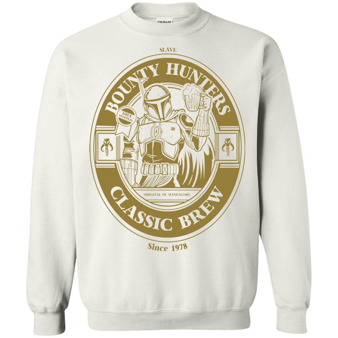 Sweatshirts White / S Bounty Hunters Classic Brew Crewneck Sweatshirt