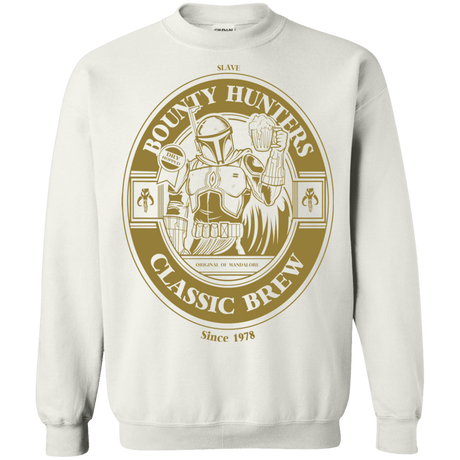 Sweatshirts White / S Bounty Hunters Classic Brew Crewneck Sweatshirt