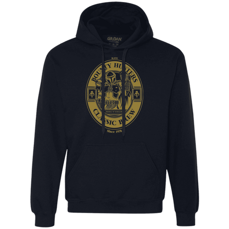 Sweatshirts Navy / S Bounty Hunters Classic Brew Premium Fleece Hoodie
