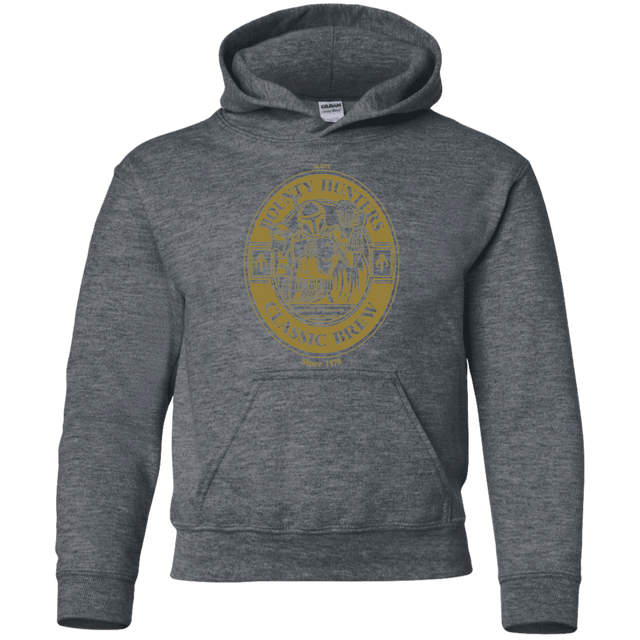 Sweatshirts Dark Heather / YS Bounty Hunters Classic Brew Youth Hoodie