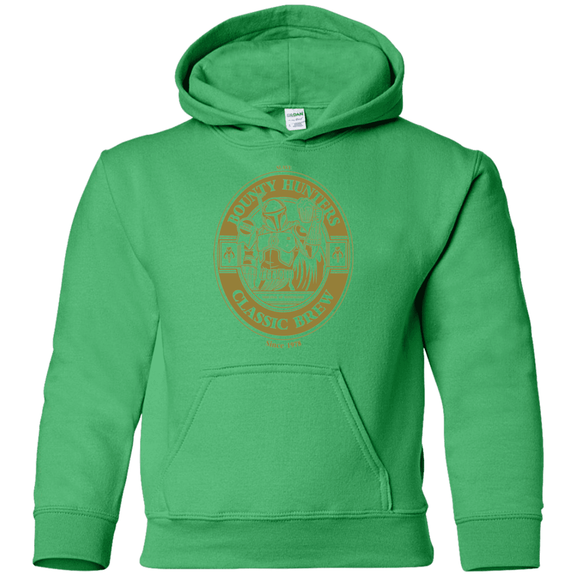 Sweatshirts Irish Green / YS Bounty Hunters Classic Brew Youth Hoodie