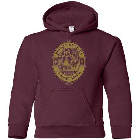 Sweatshirts Maroon / YS Bounty Hunters Classic Brew Youth Hoodie