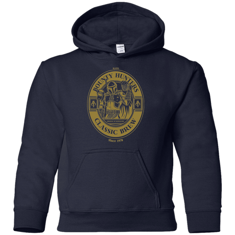 Sweatshirts Navy / YS Bounty Hunters Classic Brew Youth Hoodie