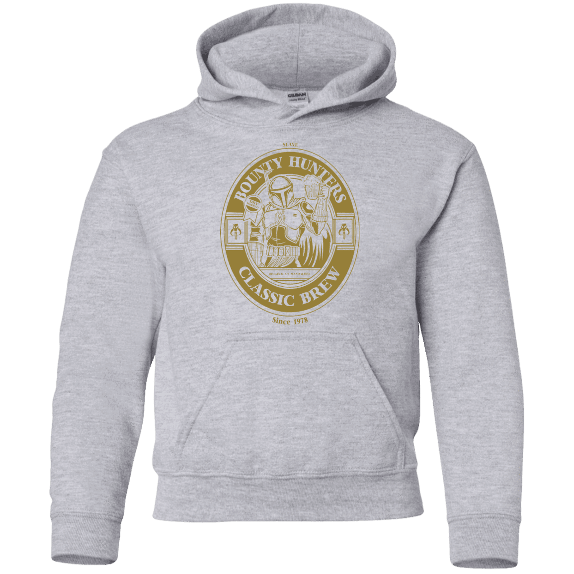 Sweatshirts Sport Grey / YS Bounty Hunters Classic Brew Youth Hoodie