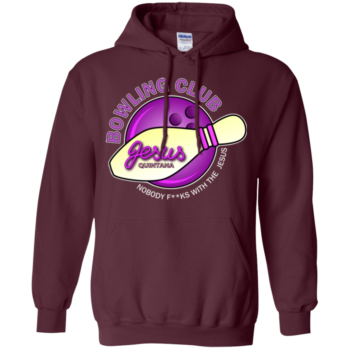 Sweatshirts Maroon / Small Bowling club Pullover Hoodie