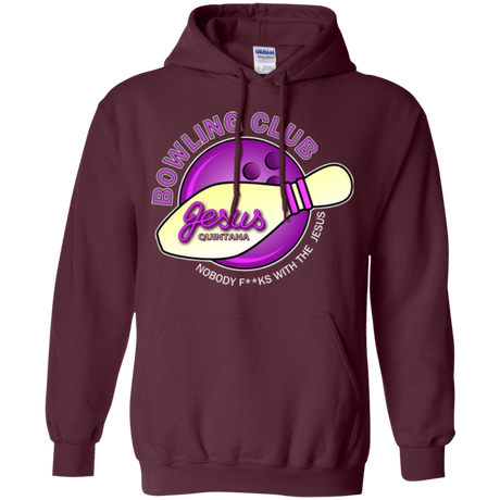 Sweatshirts Maroon / Small Bowling club Pullover Hoodie