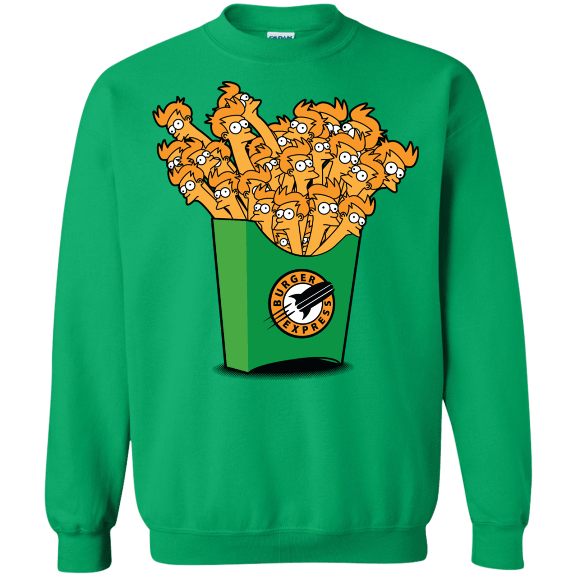 Sweatshirts Irish Green / Small Box of Fries Crewneck Sweatshirt