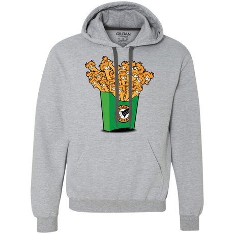 Sweatshirts Sport Grey / Small Box of Fries Premium Fleece Hoodie