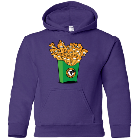 Sweatshirts Purple / YS Box of Fries Youth Hoodie