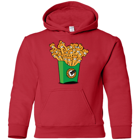 Sweatshirts Red / YS Box of Fries Youth Hoodie