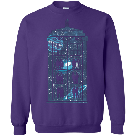 Sweatshirts Purple / Small Box of Time and Space Crewneck Sweatshirt