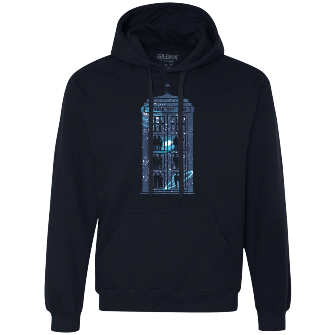 Sweatshirts Navy / Small Box of Time and Space Premium Fleece Hoodie