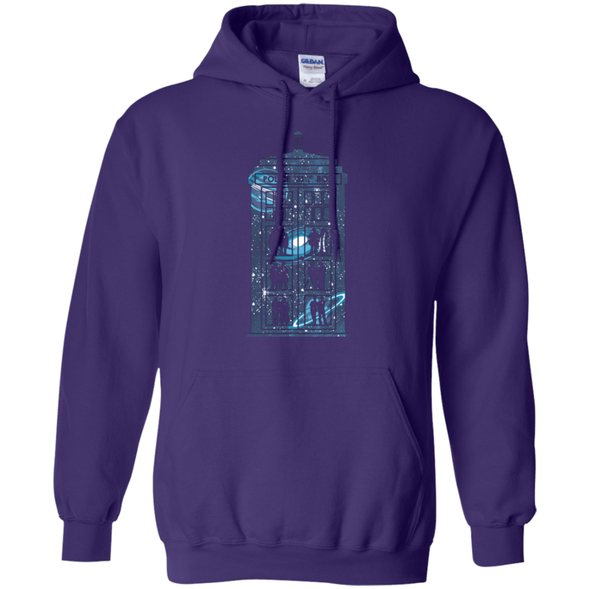 Sweatshirts Purple / Small Box of Time and Space Pullover Hoodie