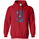 Sweatshirts Red / Small Box of Time and Space Pullover Hoodie