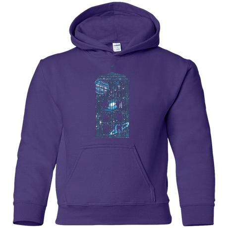 Sweatshirts Purple / YS Box of Time and Space Youth Hoodie