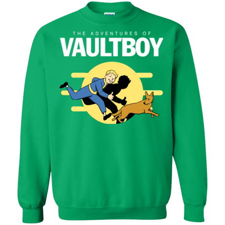 Sweatshirts Irish Green / Small Boy and his dog Crewneck Sweatshirt