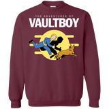 Sweatshirts Maroon / Small Boy and his dog Crewneck Sweatshirt